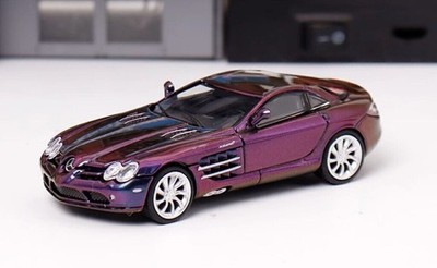 GB SW 1:64 Purple SLR McLaren Coupe Racing Sports Model Diecast Collect Car