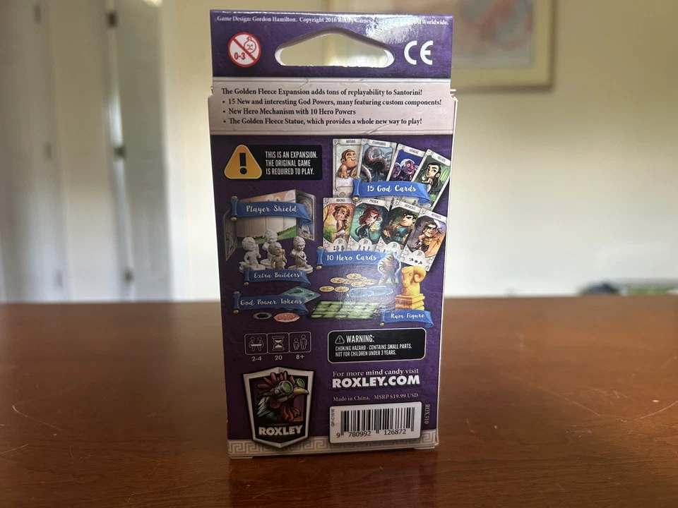 Santorini Golden Fleece Expansion NEW Board Game - Roxley, Spin Master -Rare OOP - Image 2 of 2