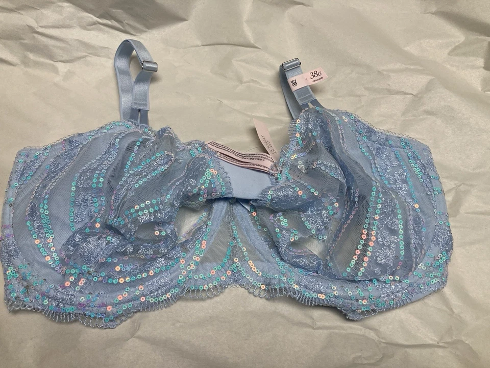 VS Sequin Bra Push Up Without The Padding Size 38 G - Image 3 of 4