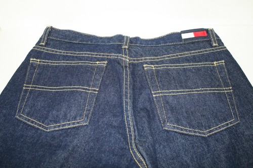 TOMMY HILFIGER Tommy Jeans Women's Juniors 7/ 29 Inseam Dark Blue Wash - Picture 7 of 8