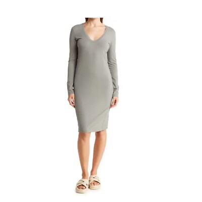 James Perse V-Neck Long Sleeve Dress in Fawn Taupe WJEH6655CU size 1 NWT $195 | eBay James Perse V-Neck Long Sleeve Dress in Fawn Taupe WJEH6655CU size 1 NWT $195 | eBay
