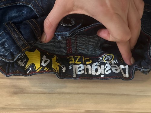 Denim Jeans Desigual Kids Youth Size 4 Pants & Shorts 2 Lot - Picture 3 of 8