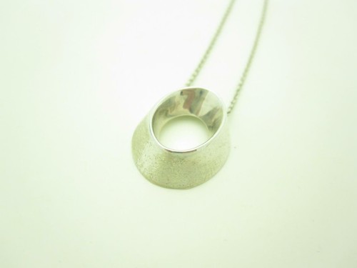 Tiffany & Co. Sterling Silver Frank Gehry Morph Pendant Necklace 16" - A - Picture 2 of 6