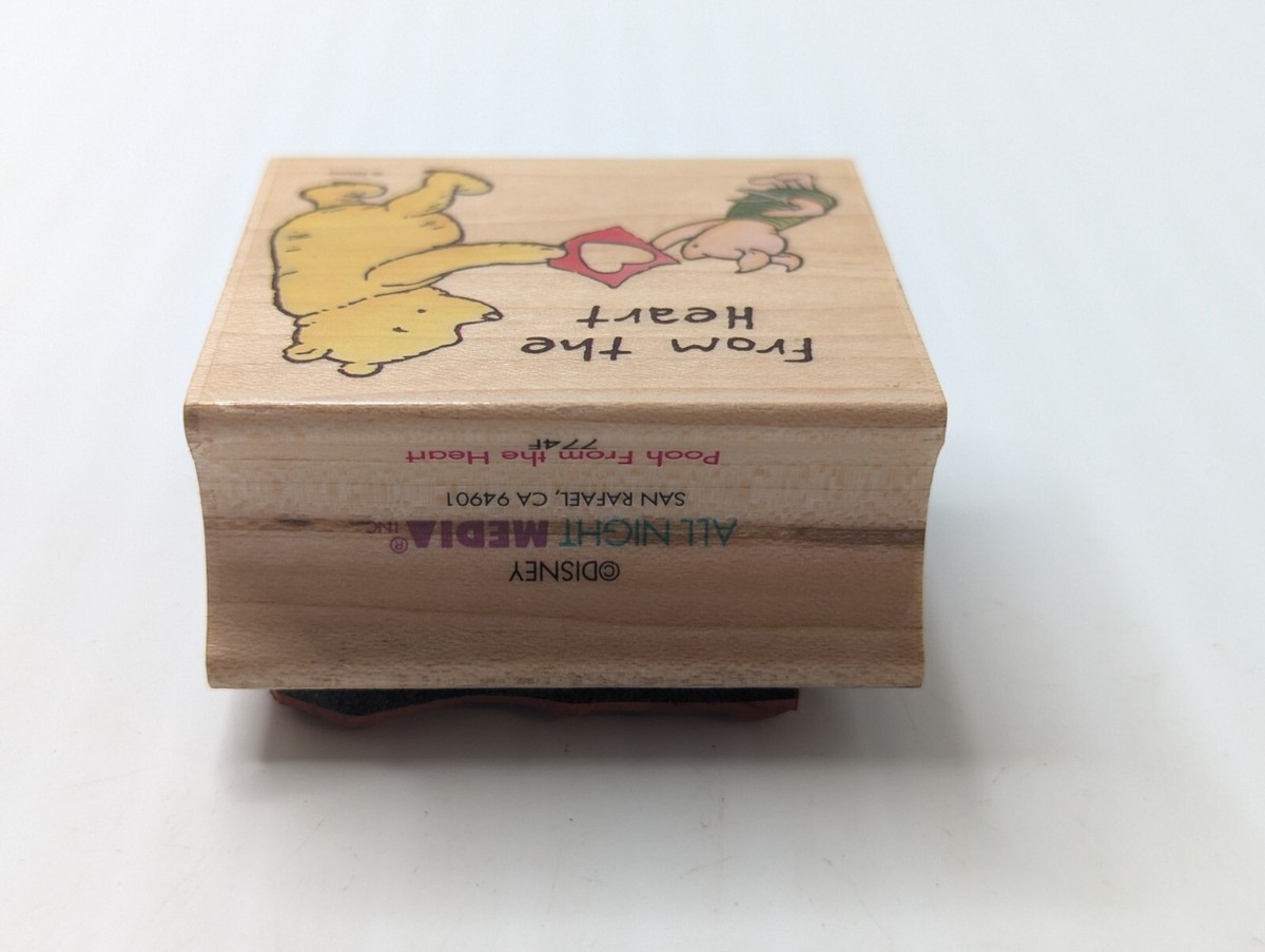 All Night Media Classic Winnie The Pooh Piglet Rubber Stamp 774F