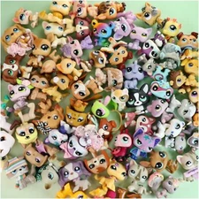 Mini Pet Shop LPS Random 5PCS Toys and Random 7pcs Accessories Kids Gift Rare