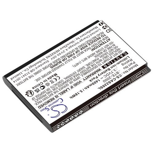 Bateria do CATERPILLAR CAT S22 CAT S22 Flip BTE-2000 1400mAh 3,7V - Zdjęcie 2 z 3