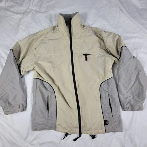 Planet Earth Products Mens XL Beige Waterproof Jacket Winter Rain Outdoors Camp video thumbnail