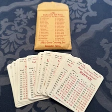 APBA Professional Golf Game Player Card Set No. 32ATG Game Cards Deck COMPLETE