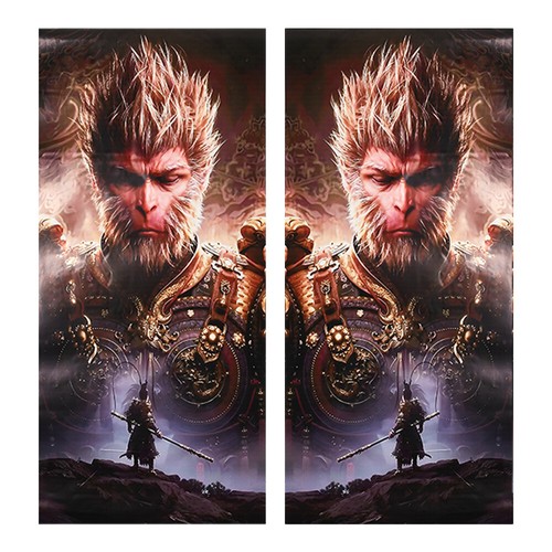 10*19.7inch 2x Wukong Car Center Pillar Stickers for Car Window Door Pillar - Picture 6 of 9
