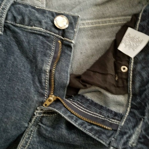One 5 One Authentic Denim Jeans Size 8 Med Wash Pocket Embellishments Zip Fly - Picture 4 of 12