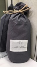 Restoration Hardware Italian Bold Satin Stitch Cotton King Sham Dusk NEW 115