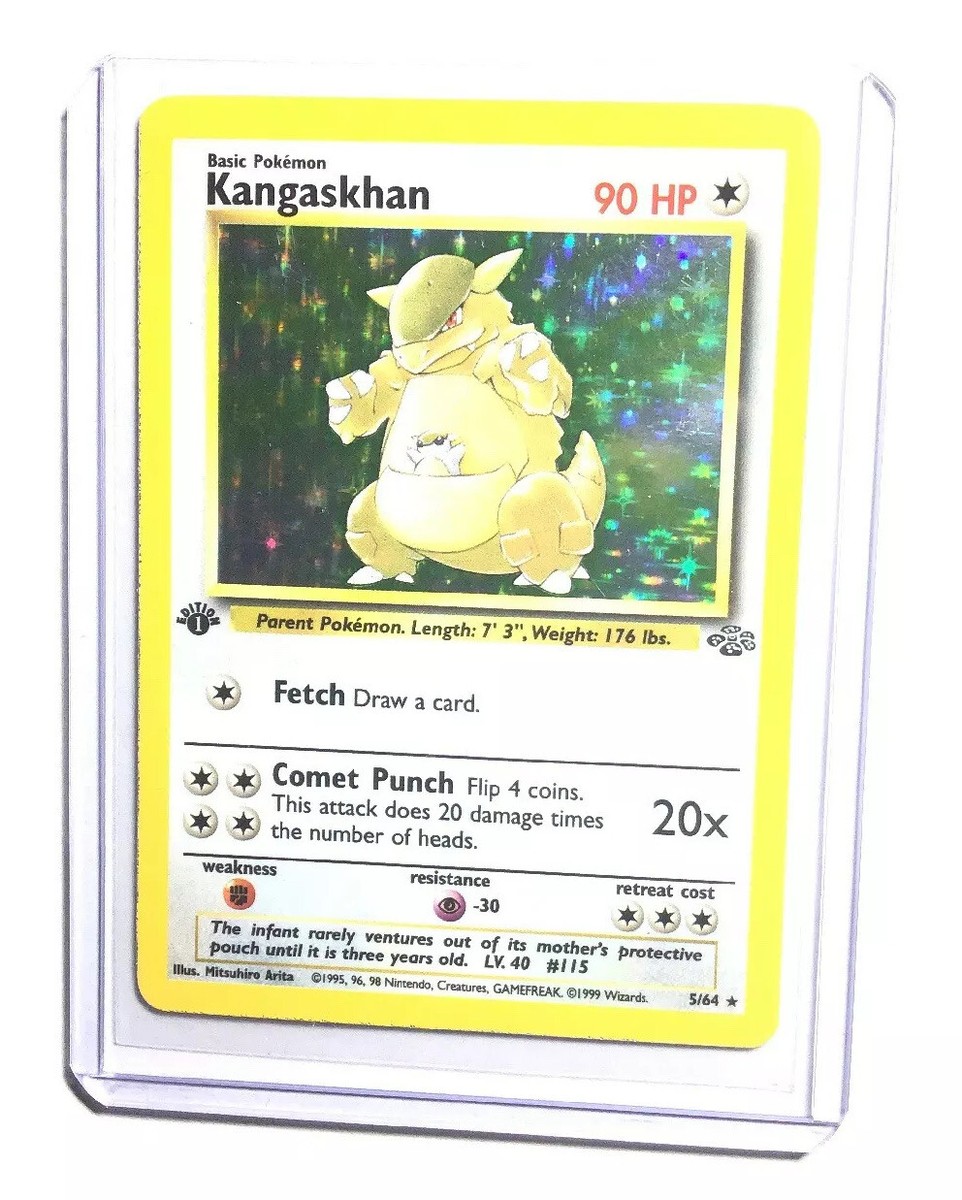 ポケモン - Kangaskhan ガルーラ 1ED 1st Edition 英語版 5/64 KANGASKHAN - 5/64 - 1st Edition Jungle - Holo - Pokemon Card - EXC