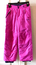 C9 Champion Snow Ski Pants Youth Size M 7-8 Pink Waterproof Adjustable