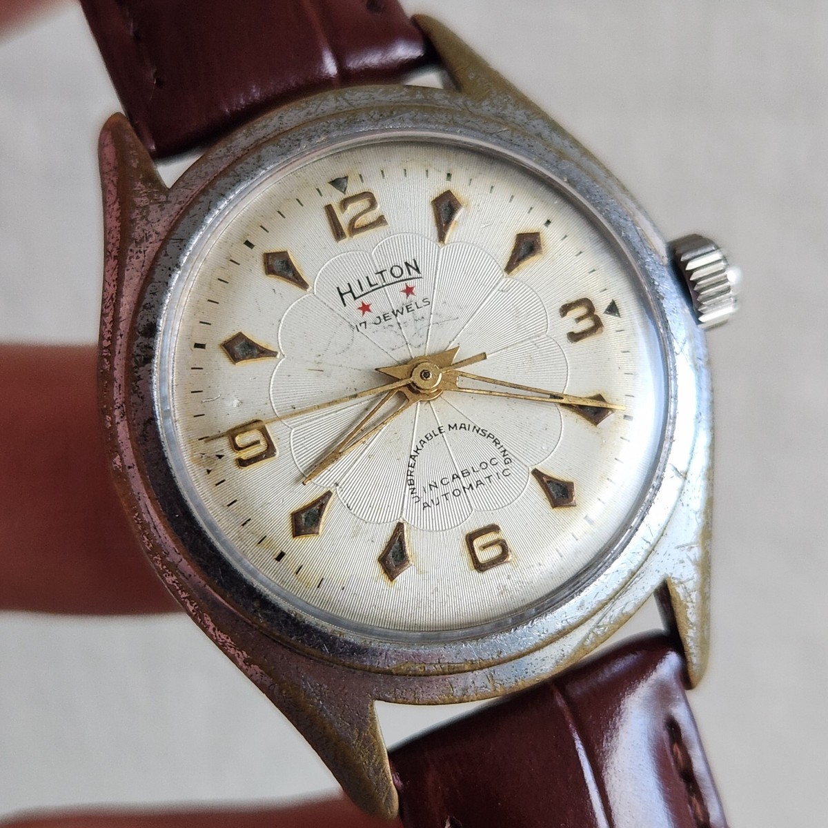 Vintage HILTON men's automatic watch Cal.AS 1361N 17Jewels swiss