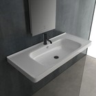 Waschbecken Wandmontage Gäste WC Waschtisch Eckig Bad Handwaschbecken Keramik