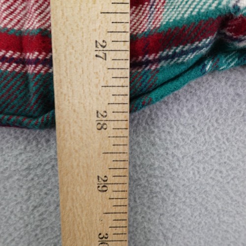 Vintage Polo Ralph Lauren Shirt Boys Large Red Green Plaid Flannel 90s Deadstock - Picture 10 of 12