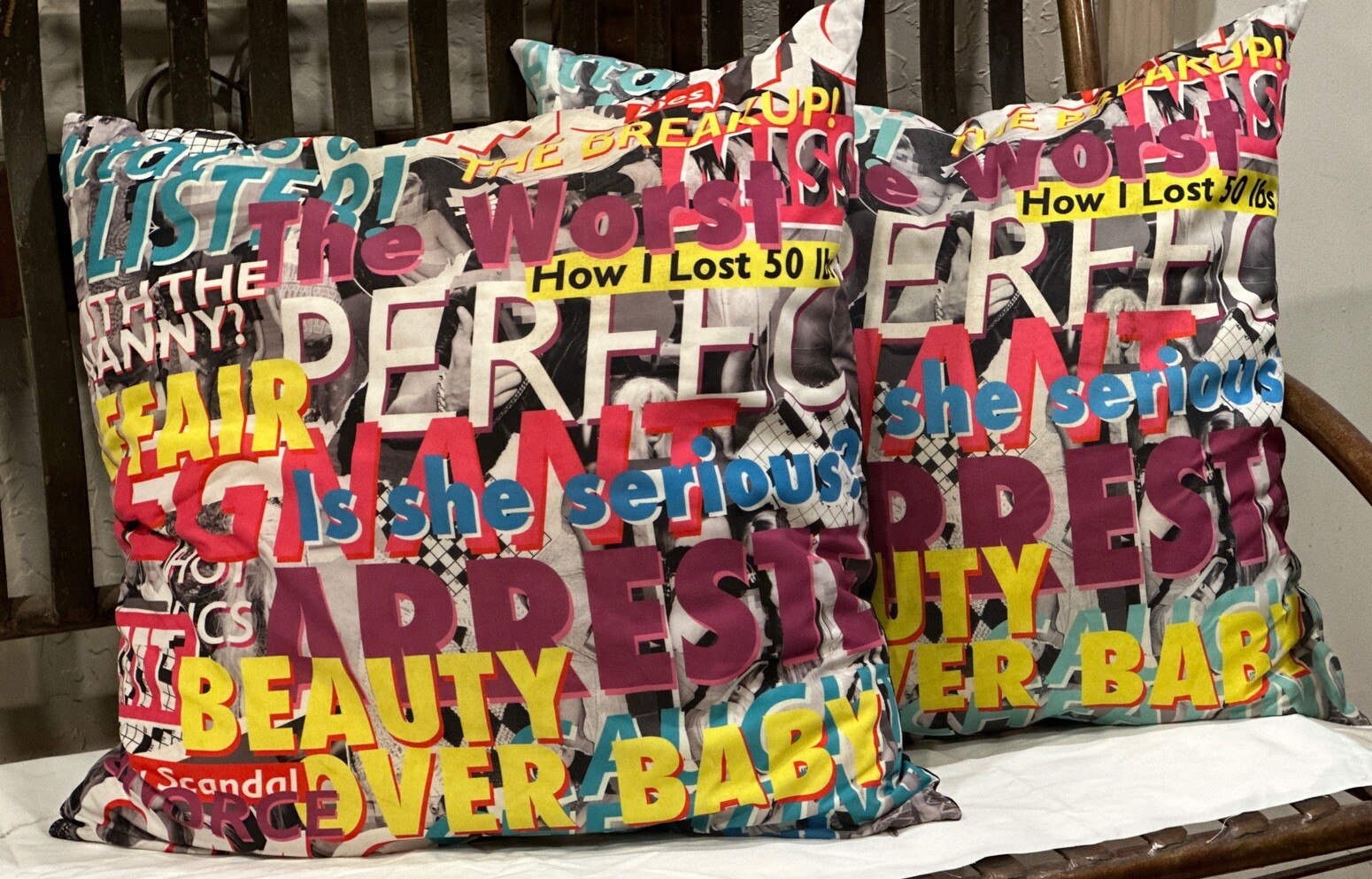 Modern Throw Pillow Set from the W Hotel Hollywood
