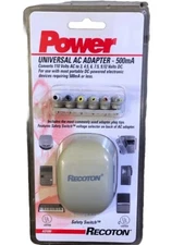 Recoton Universal AC Power Supply, NEW In Plastic