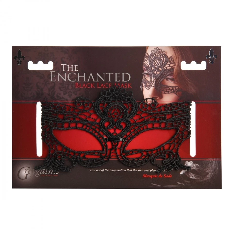 The Enchanted Black Lace Mask Sexy Sub Dom Master Slave Fifty Shades Of Grey 50 - Image 4 of 4