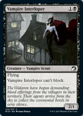 MTG Innistrad Midnight Hunt C Vampire Interloper #125 PLAYSET 4x x4
