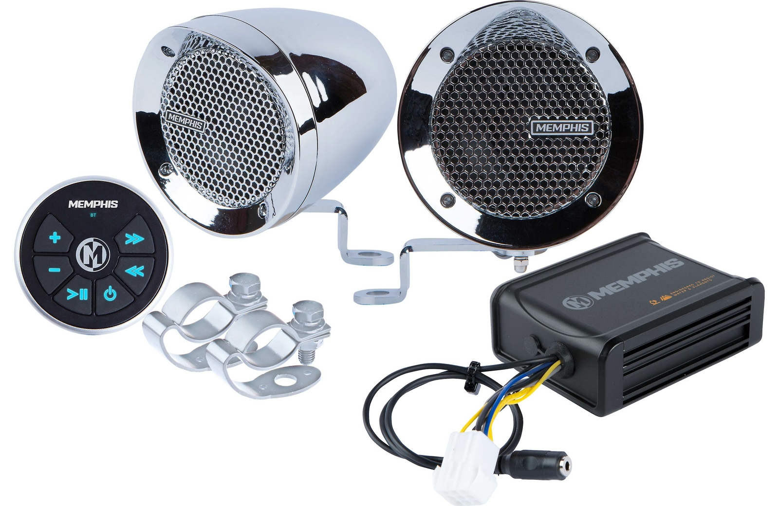 Динамики на руле мотоцикла Memphis Bluetooth Audio для Honda S90