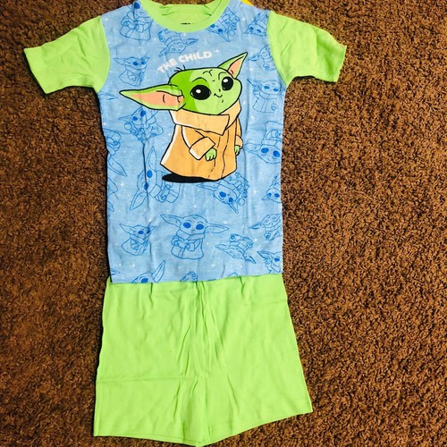 Star Wars The Mandalorian Grogu aka Baby Yoda Follow Tops & Shorts Pajama Set 10 - Picture 6 of 8