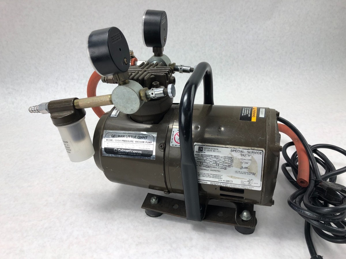 Gelman Instrument Co. Little Giant 13154 Pressure Vacuum Pump
