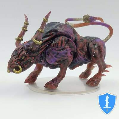 Emissary of Purphoros - Mythic Odysseys of Theros #32 D&D MTG Huge Ox Miniature