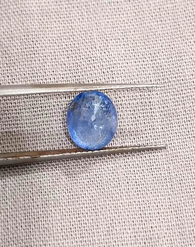 Pietra Zaffiro Ceylon Blu Naturale Certificata GSI 2,23ct - Foto 6 di 8