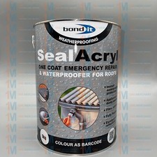 Bond IT - LQ Sealacryl Waterproofer Coating Membrane - Grey - 5kg