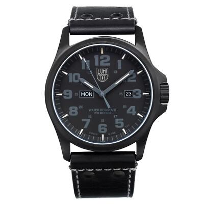 Luminox Atacama Field Day-Date 45mm Steel Black Dial Quartz Men