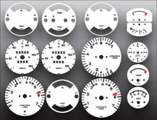 Instrument Cluster White Face Gauges For 1974-1976 Porsche 914