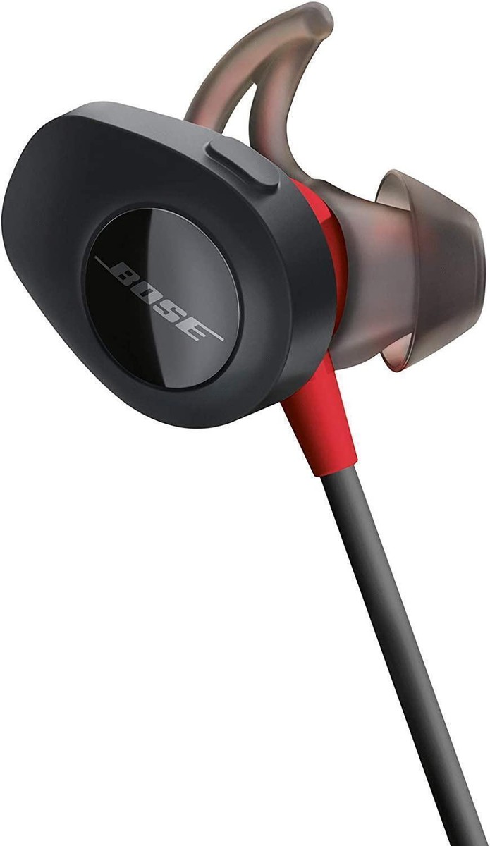 Bose SoundSport Pulse Wireless Headphones Power Red With Heart