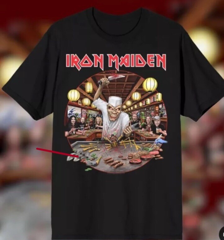 2024 OFFICIAL IRON MAIDEN SHIRT MEDIUM FUTURE PAST TOUR JAPAN