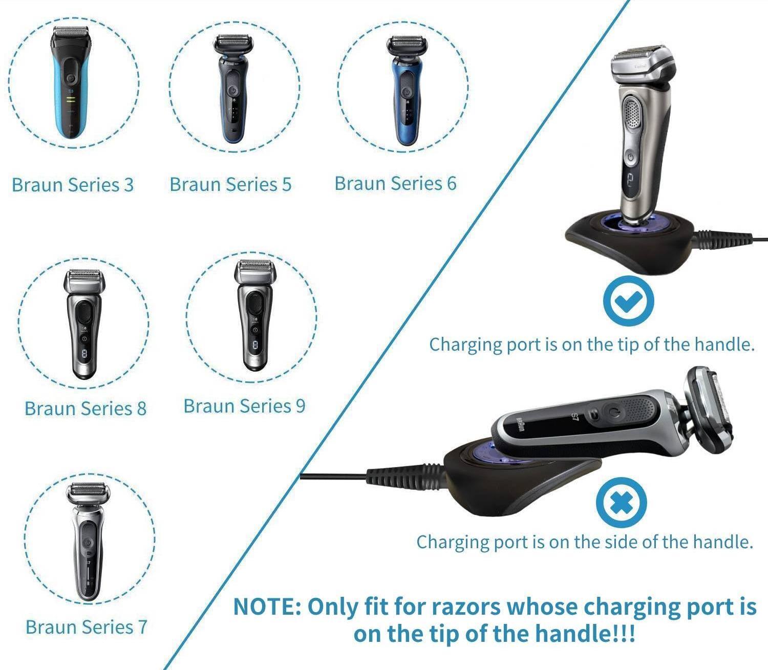 Charging Stand for Braun Series 9 9093 9093s 9095 9095c 9565 9566 9585 9595