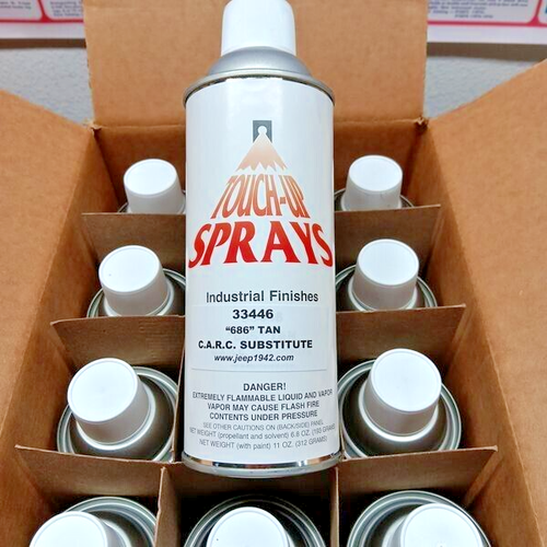 Gillespie Military Spray Paint 33446. 686 CARC Desert Tan Substitute