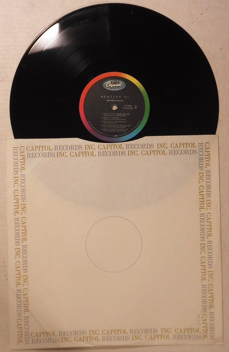 BEATLES VI / 12 INCH 33 RPM MONO LP ALBUM / CAPITOL T-2358 | eBay