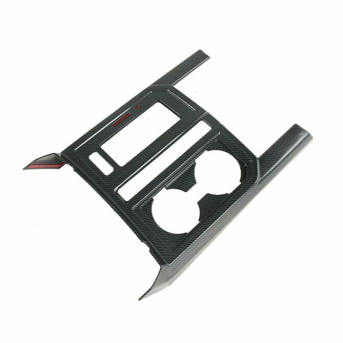 Panel de cambio de engranajes de fibra de carbono borde cubierta de vaso de agua para Ford F150 F-150 2015-2020 - Imagen 8 de 8