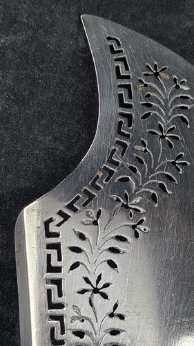 EMPIRE SILBER FISCH HEBER PASTETE BESTECK FRANKREICH PARIS MEISTERMARKE UM 1800 - Bild 8 von 12