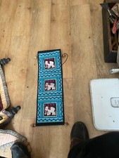 hanging scroll three elephants with wooden hanging rollers and places to store i