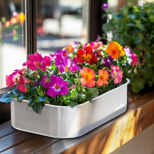 3x Set Hochbeet Pflanzbeet Edelstahl Gemüsebeet Pflanzkasten Blumenbeet Rostfrei - Bild 17 von 18