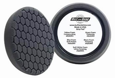Yellow Foam Pad 631RH Buff and Shine/'s Center Ring 7.5/" Hex-Face Finish