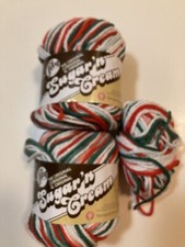 sugar n cream cotton yarn 100 Cotton, Includes 2 New, Unopened Balls  Remnant