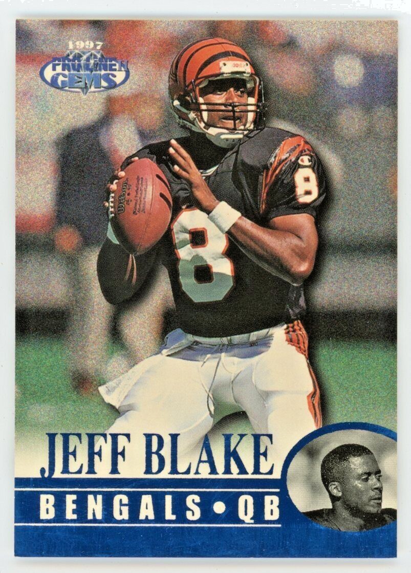 1997 Pro Line Gems Jeff Blake Card #57 Football