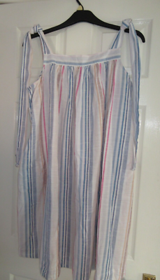 Next Summer Pinafore Dress Size 18 UK