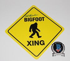 ROBERT GIMLIN SIGNED BIGFOOT CROSSING XING SIGN PATTERSON-GIMLIN BECKETT COA BOB ROBERT GIMLIN SIGNED BIGFOOT CROSSING XING SIGN PATTERSON-GIMLIN BECKETT COA BOB