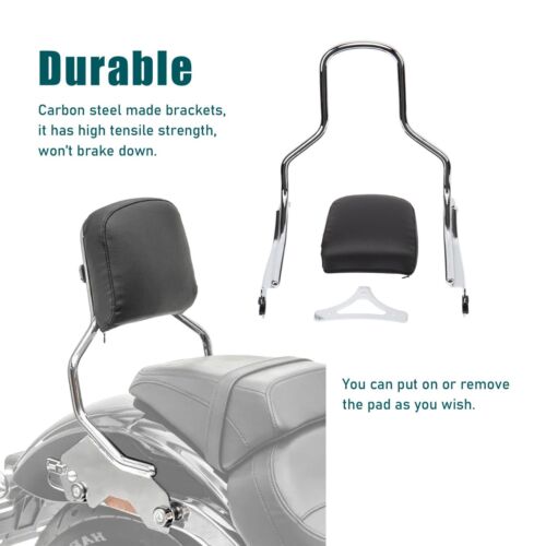 16'' Softail Sport Glide Low Rider Sissy Bar Backrest for Harley Fxlr 2018-up - Bild 5 von 16