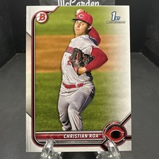 2022 Bowman Prospects Christian Roa #BP-130 Cincinnati Reds