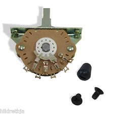 Switch 3 Way Oak Grigsby with Black Knob Electroswitch 51992 081345BK