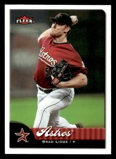 2007 Fleer #200 Brad Lidge Card Houston Astros